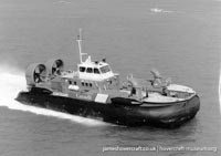 AP1-88 hovercraft with the Canadian Coastguard